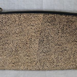 Madewell Pony hair Leather Clutch handbag New WOT